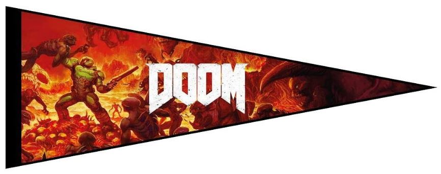 FaNaTtik Felt Pennant Wallscrolls (DOOM)