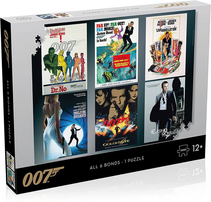 James Bond Puzzle Actor Debut Poster 1000 pc  /Puzzles