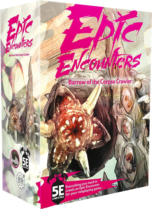 Epic Encounter RPG set : Barrow of the Corpse Crawler /Boardgames