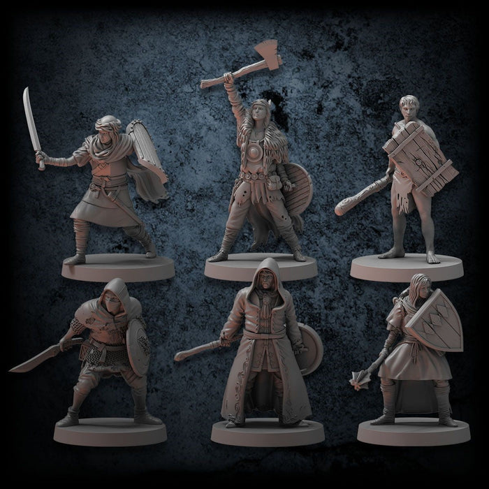 Dark Souls: RPG Mini Wave 1 No 6 - Unkindled Heroes Pack 2 Figure /Boardgames