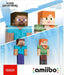 Nintendo Amiibo Character 2 Pack - Minecraft Steve & Alex (Super Smash Bros. Collection) /Switch