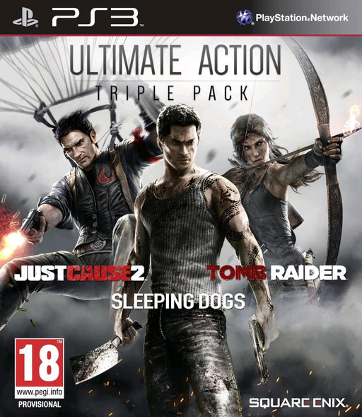 Ultimate Action Triple Pack (Just Cause 2, Sleeping Dogs & Tomb Raider) /PS3