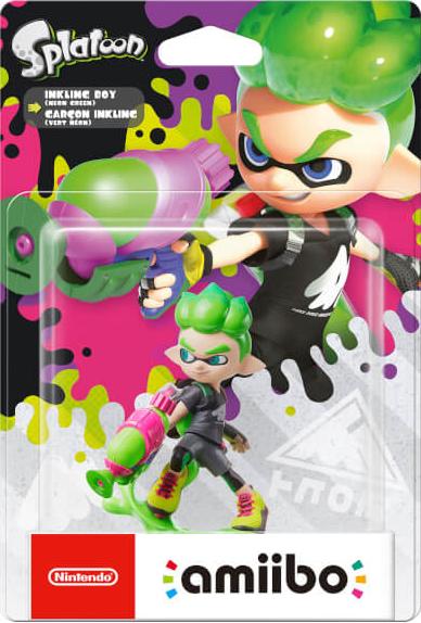 Nintendo Amiibo Character - Inkling Boy Neon Green (Splatoon 2) /Switch