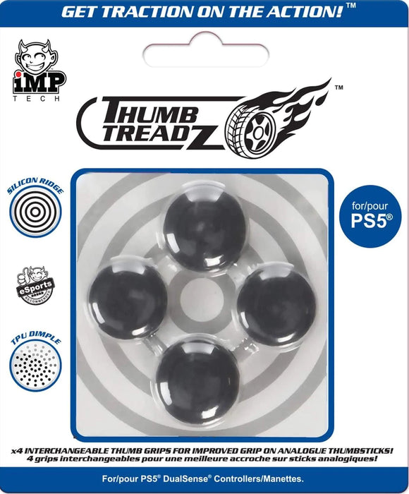 Trigger Treadz: Thumb Treadz (4 Pack) [Black] /PS5