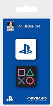 Playstation (Shapes) Enamel Pin Badge set /Merch