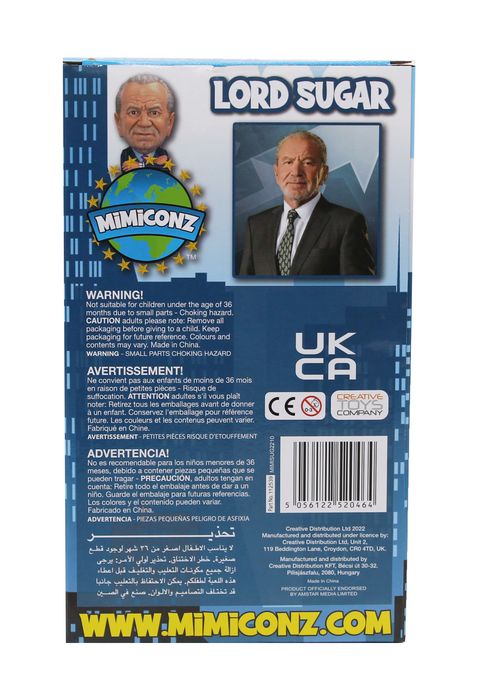 Mimiconz Figurines: Business Icons (Lord Alan Sugar) /Figures